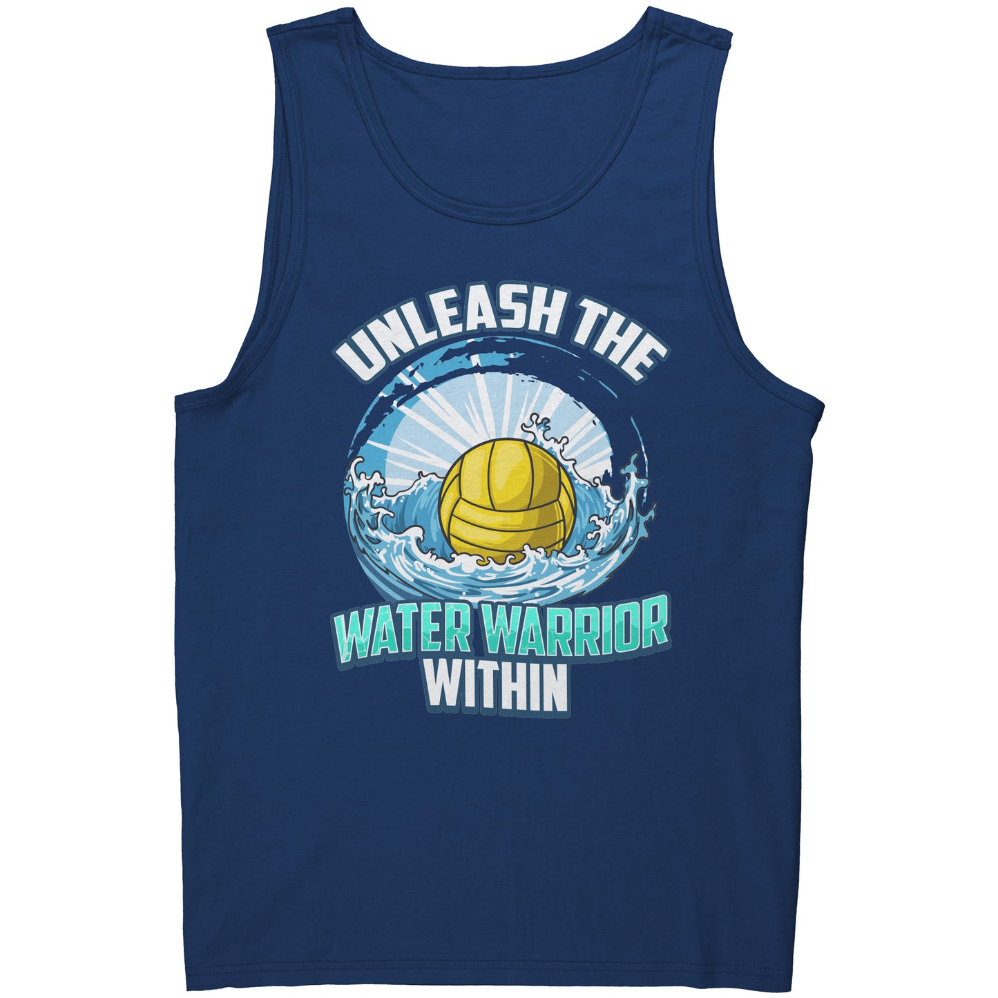 Unleash The Water Warrior Within - Water Polo Ball Splash Tank Top