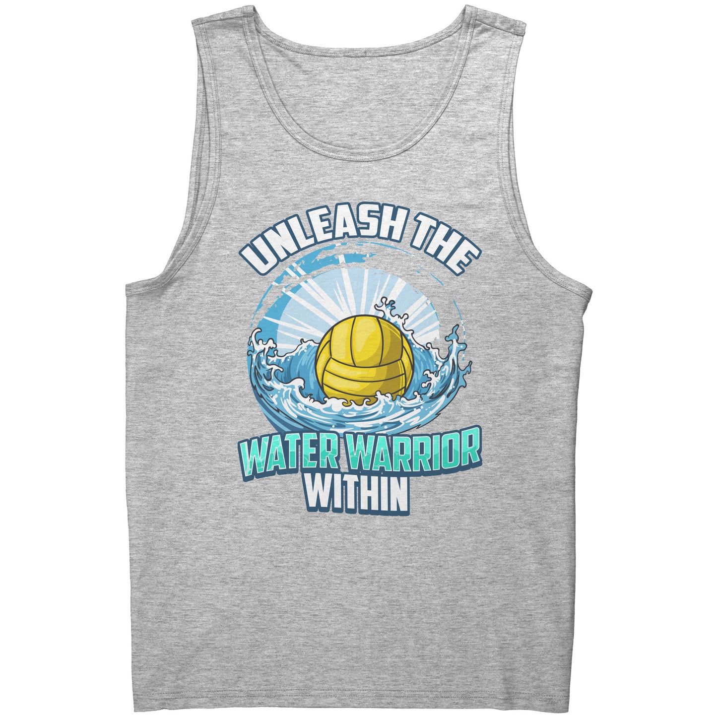 Unleash The Water Warrior Within - Water Polo Ball Splash Tank Top