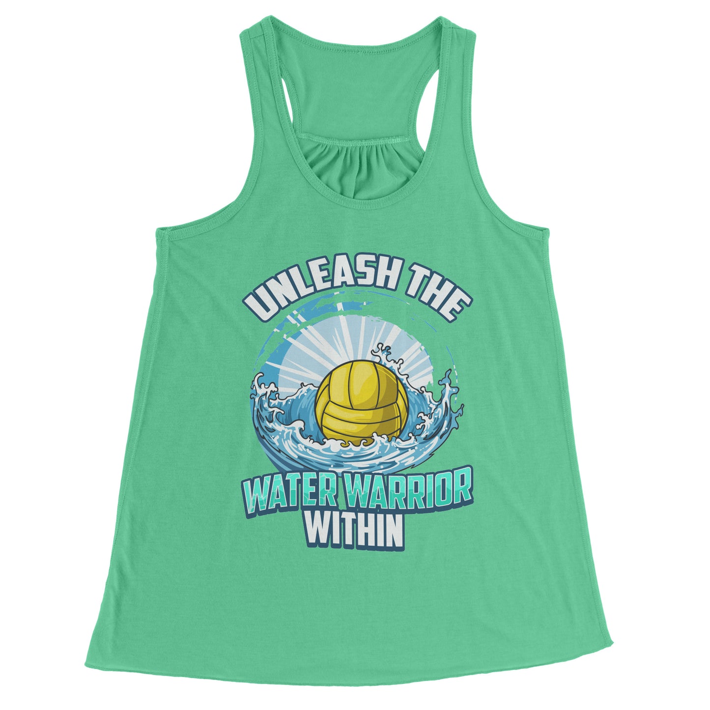 Unleash The Water Warrior Within - Water Polo Ball Splash Tank Top