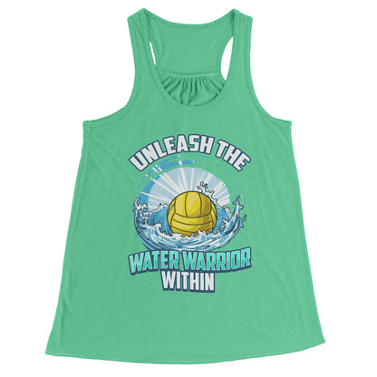 Unleash The Water Warrior Within - Water Polo Ball Splash Tank Top