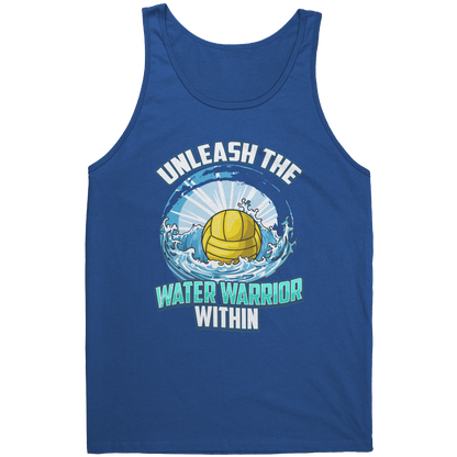 Unleash The Water Warrior Within - Water Polo Ball Splash Tank Top