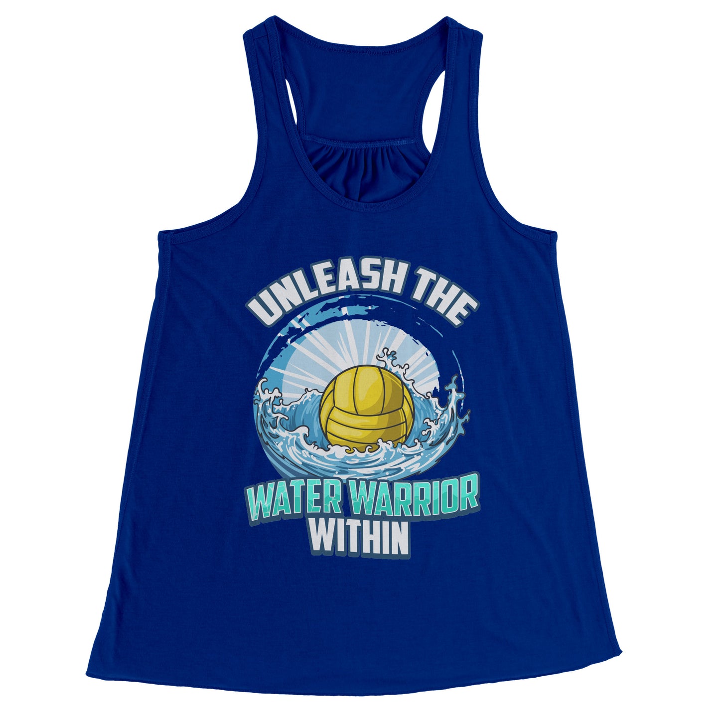 Unleash The Water Warrior Within - Water Polo Ball Splash Tank Top