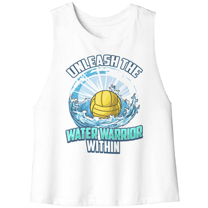 Unleash The Water Warrior Within - Water Polo Ball Splash Tank Top