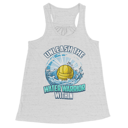 Unleash The Water Warrior Within - Water Polo Ball Splash Tank Top