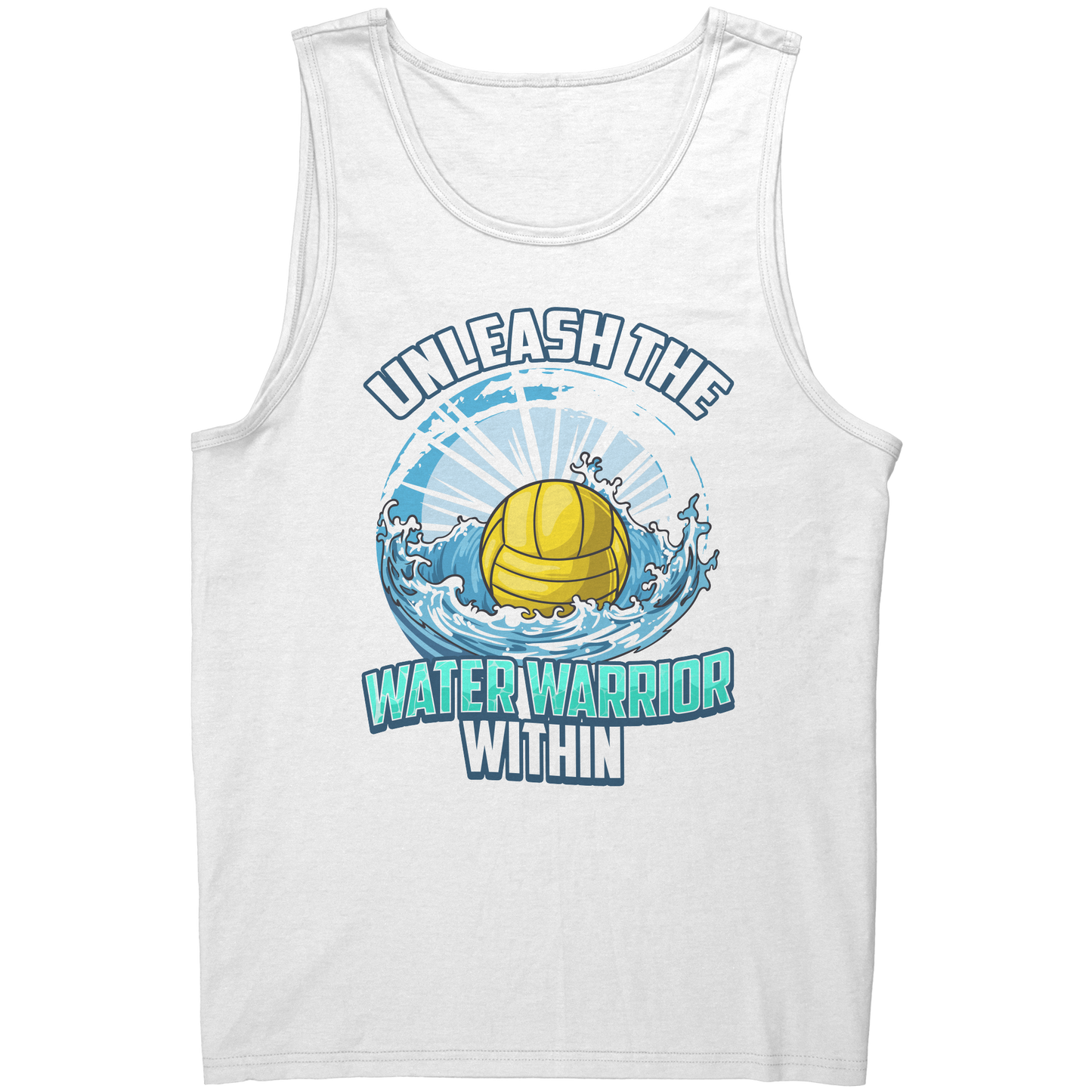 Unleash The Water Warrior Within - Water Polo Ball Splash Tank Top