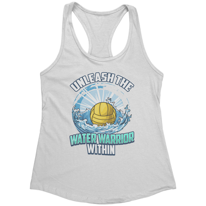 Unleash The Water Warrior Within - Water Polo Ball Splash Tank Top