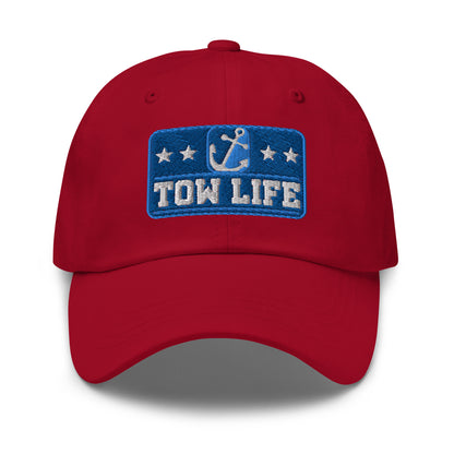 TOW LIFE - Merchant Mariner Towboater Anchor | Classic Dad Hat