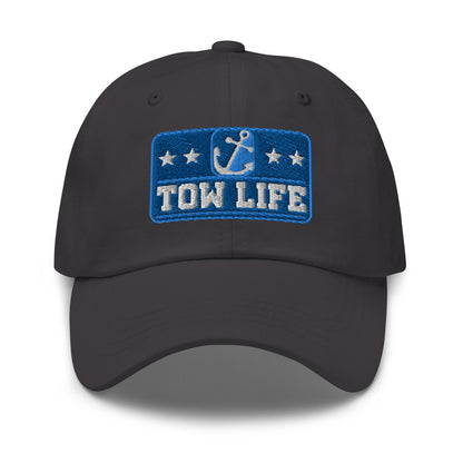 TOW LIFE - Merchant Mariner Towboater Anchor | Classic Dad Hat