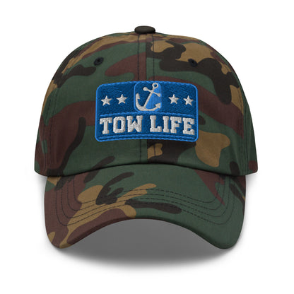 TOW LIFE - Merchant Mariner Towboater Anchor | Classic Dad Hat