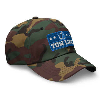 TOW LIFE - Merchant Mariner Towboater Anchor | Classic Dad Hat