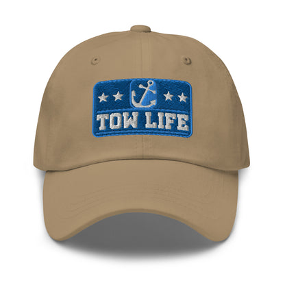 TOW LIFE - Merchant Mariner Towboater Anchor | Classic Dad Hat