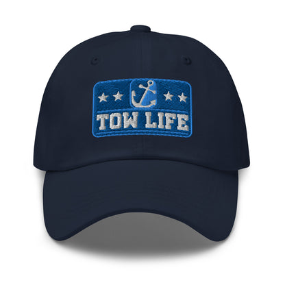 TOW LIFE - Merchant Mariner Towboater Anchor | Classic Dad Hat