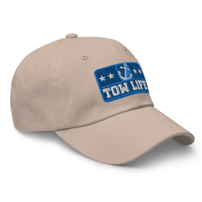 TOW LIFE - Merchant Mariner Towboater Anchor | Classic Dad Hat