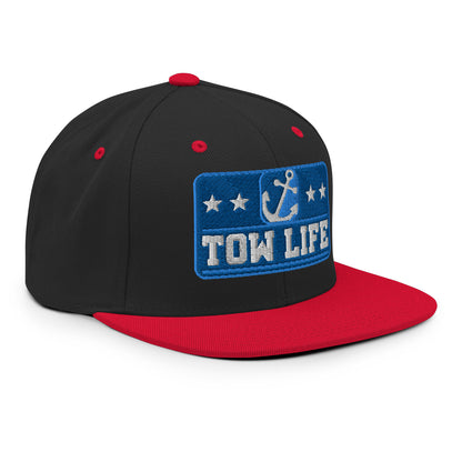 TOW LIFE Merchant Mariner Towboater Anchor Snapback Hat