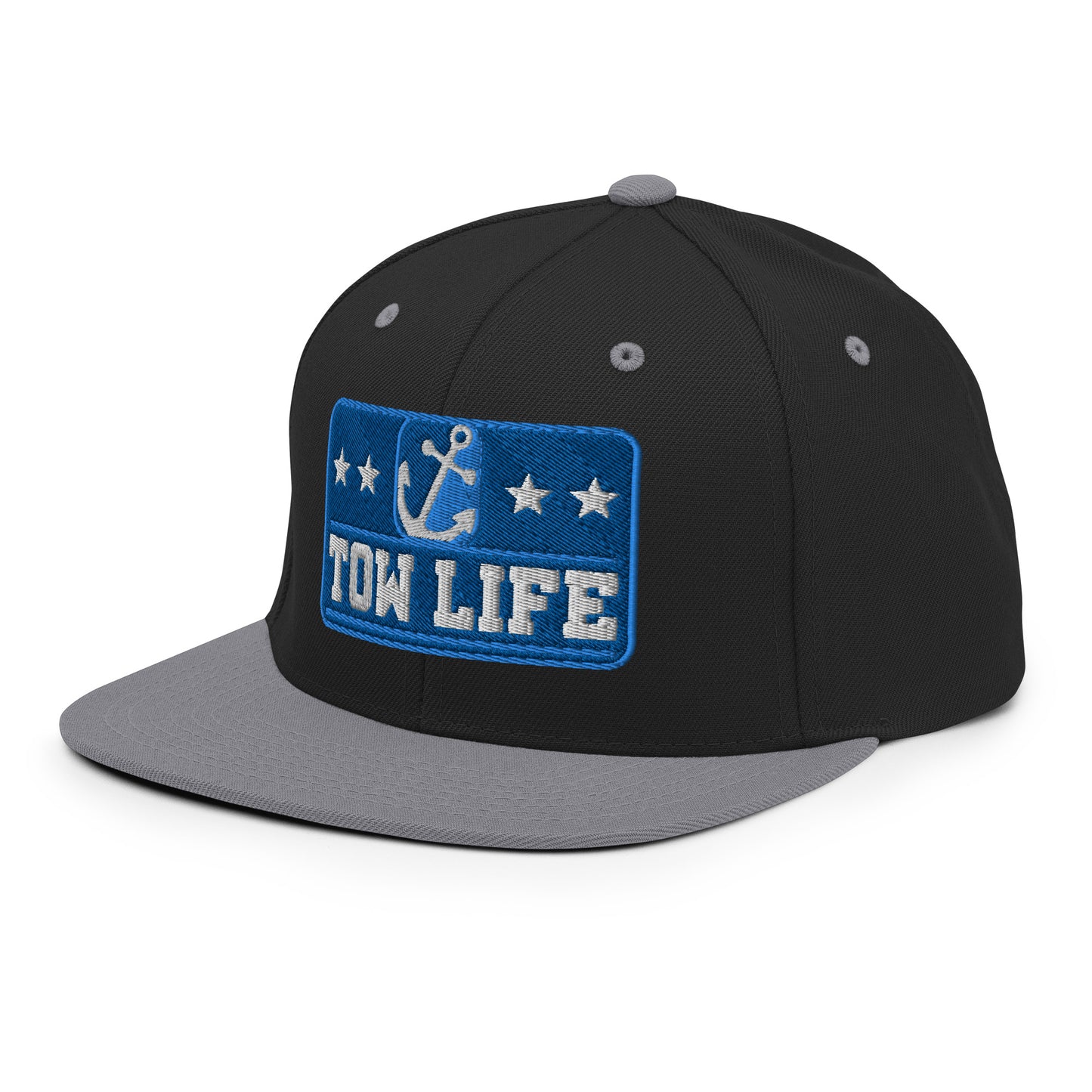 TOW LIFE Merchant Mariner Towboater Anchor Snapback Hat