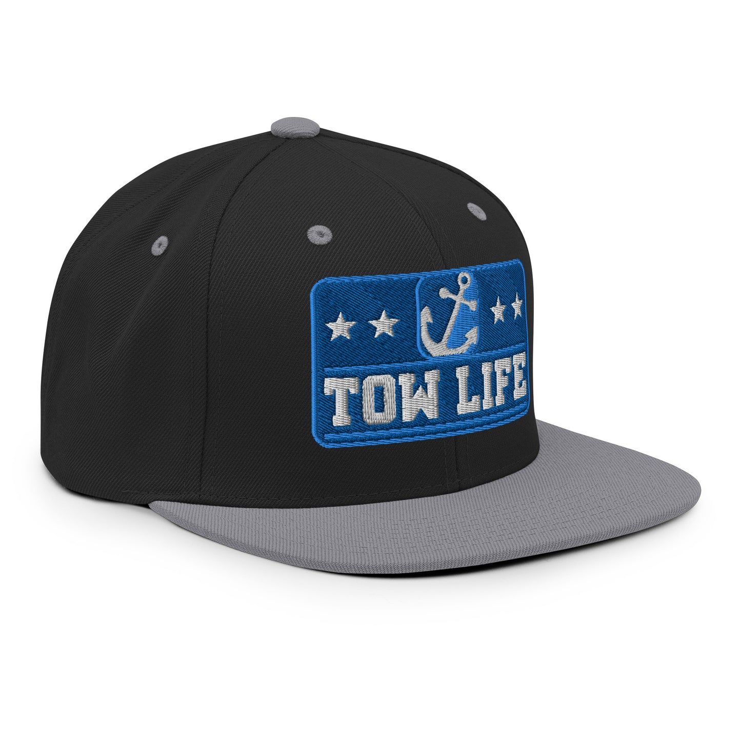 TOW LIFE Merchant Mariner Towboater Anchor Snapback Hat