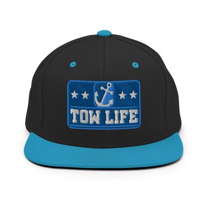 TOW LIFE Merchant Mariner Towboater Anchor Snapback Hat