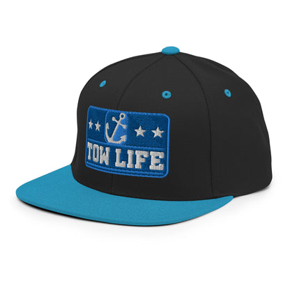 TOW LIFE Merchant Mariner Towboater Anchor Snapback Hat