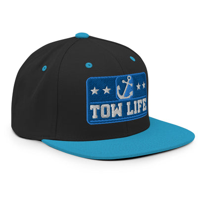 TOW LIFE Merchant Mariner Towboater Anchor Snapback Hat