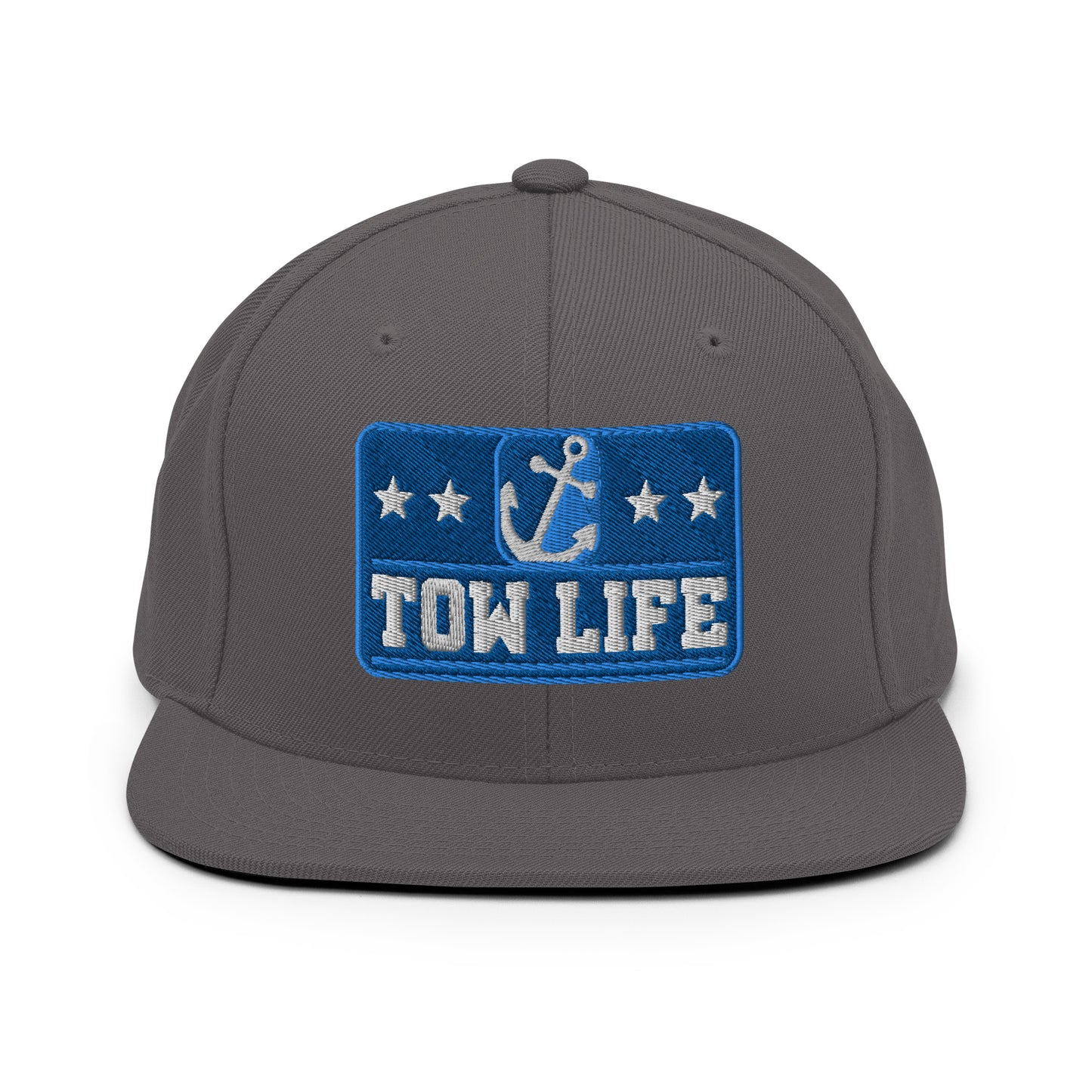 TOW LIFE Merchant Mariner Towboater Anchor Snapback Hat