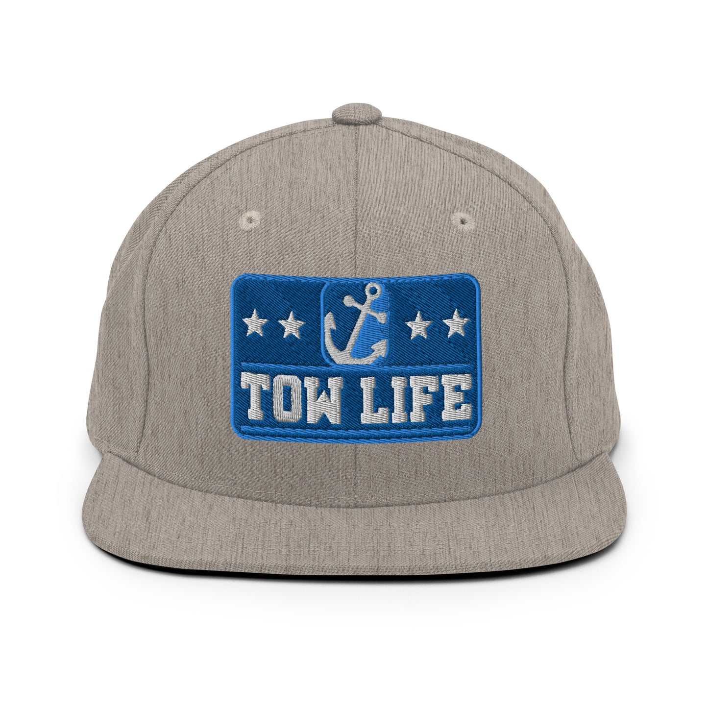 TOW LIFE Merchant Mariner Towboater Anchor Snapback Hat