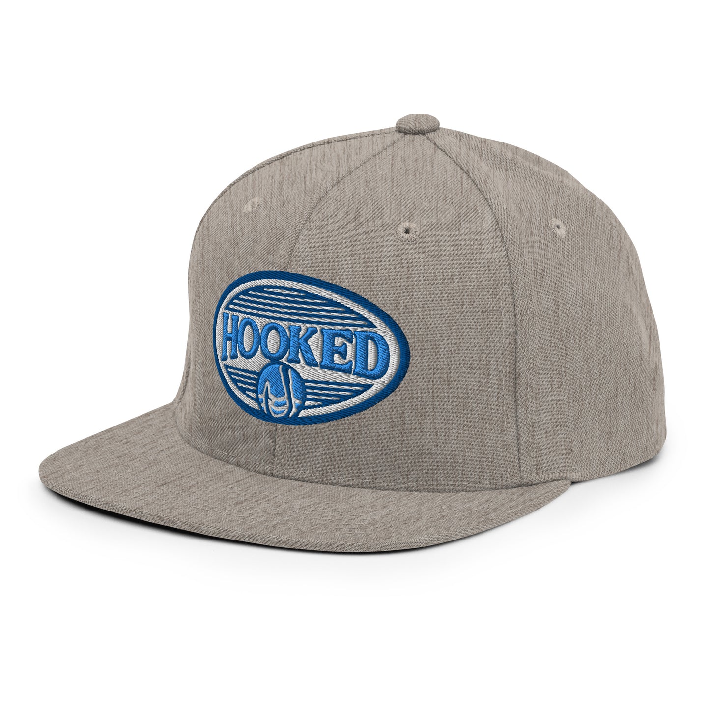 HOOKED - Bass Fishing Hat For Men Women | Snapback Hat