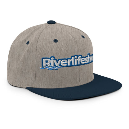 Riverlifeshop Embroidered Classic Snapback Hat