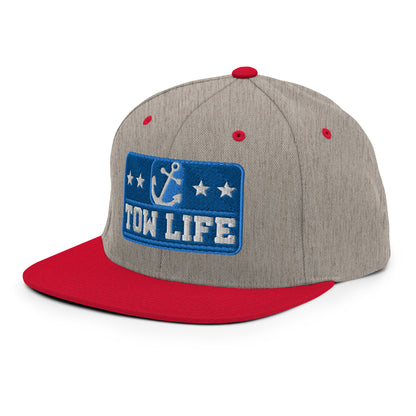 TOW LIFE Merchant Mariner Towboater Anchor Snapback Hat