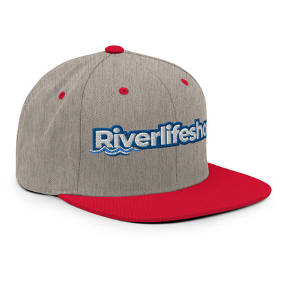 Riverlifeshop Embroidered Classic Snapback Hat