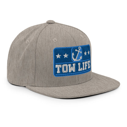 TOW LIFE Merchant Mariner Towboater Anchor Snapback Hat