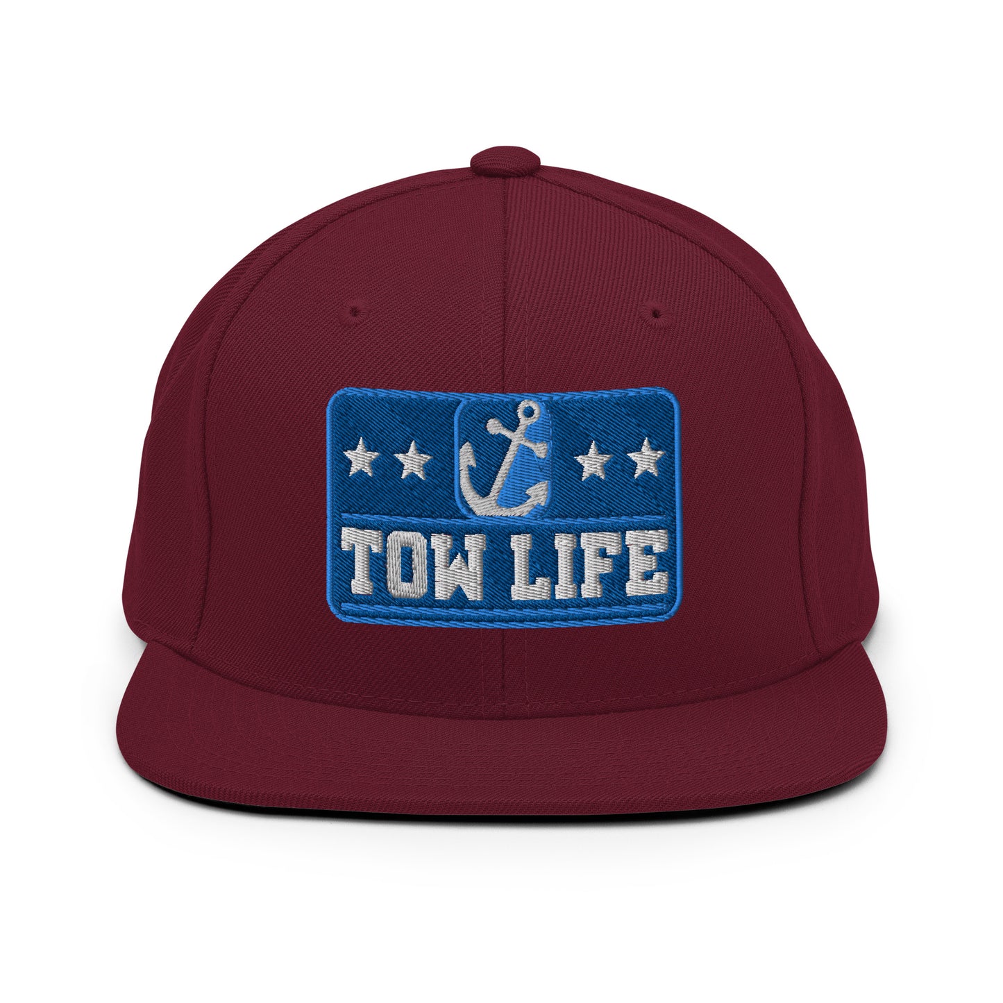 TOW LIFE Merchant Mariner Towboater Anchor Snapback Hat