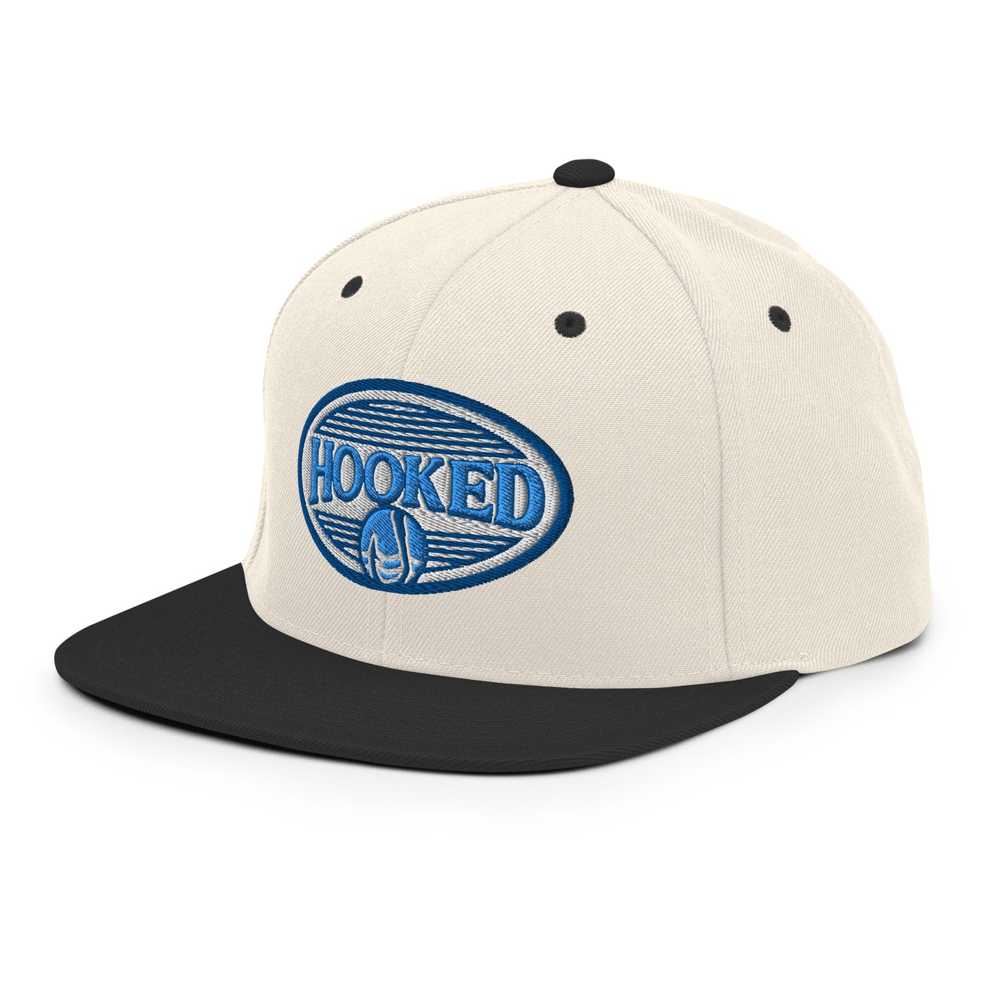 HOOKED - Bass Fishing Hat For Men Women | Snapback Hat