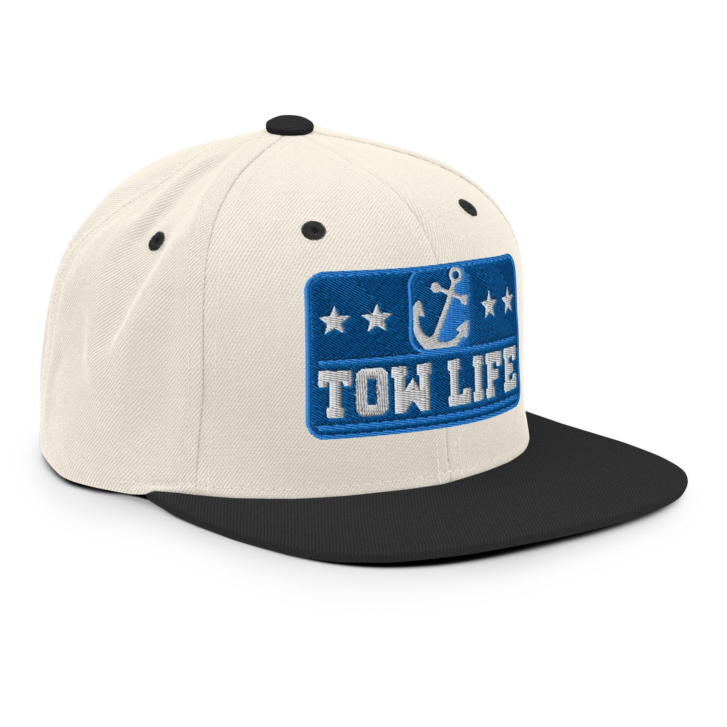 TOW LIFE Merchant Mariner Towboater Anchor Snapback Hat