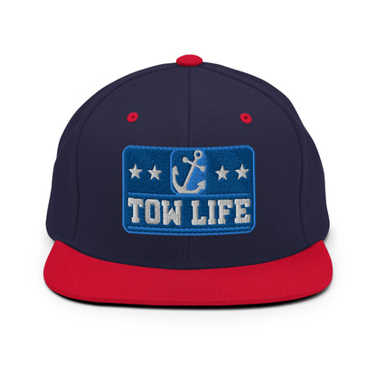 TOW LIFE Merchant Mariner Towboater Anchor Snapback Hat