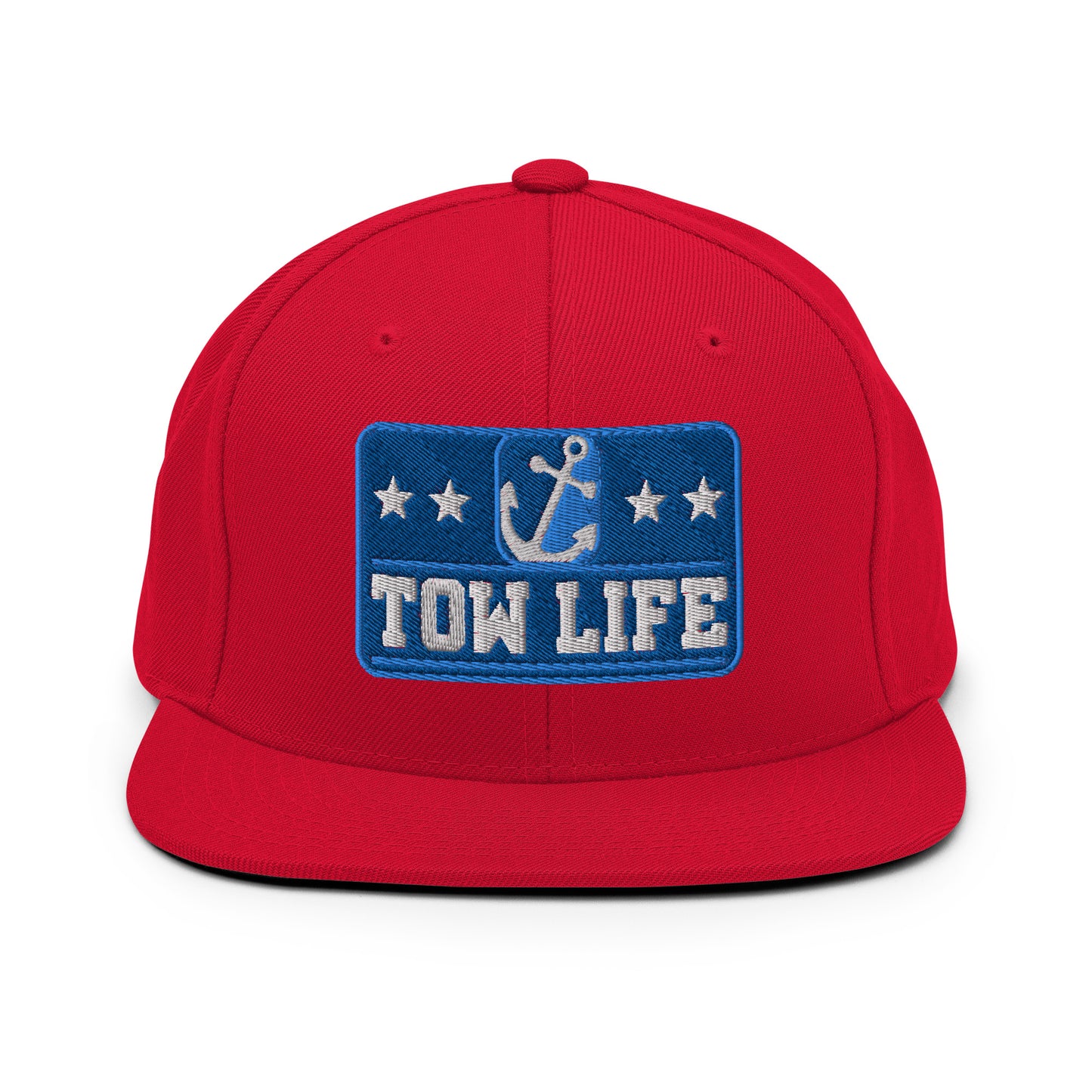 TOW LIFE Merchant Mariner Towboater Anchor Snapback Hat