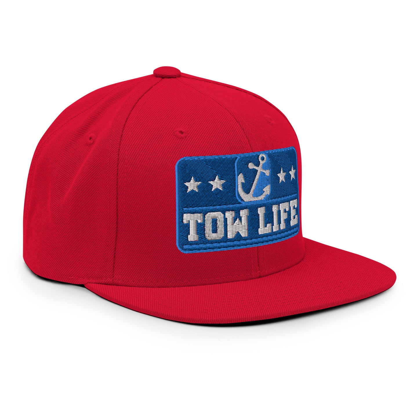 TOW LIFE Merchant Mariner Towboater Anchor Snapback Hat