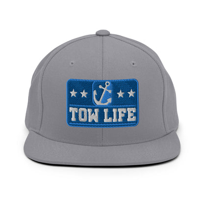 TOW LIFE Merchant Mariner Towboater Anchor Snapback Hat