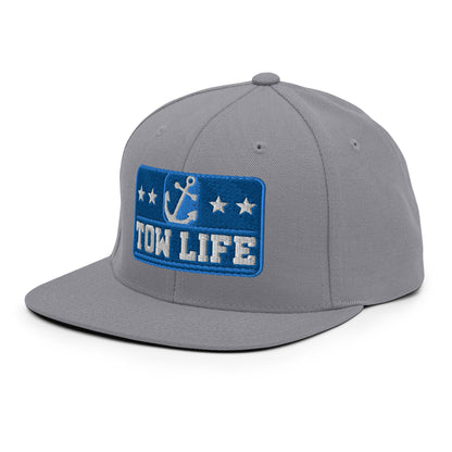 TOW LIFE Merchant Mariner Towboater Anchor Snapback Hat