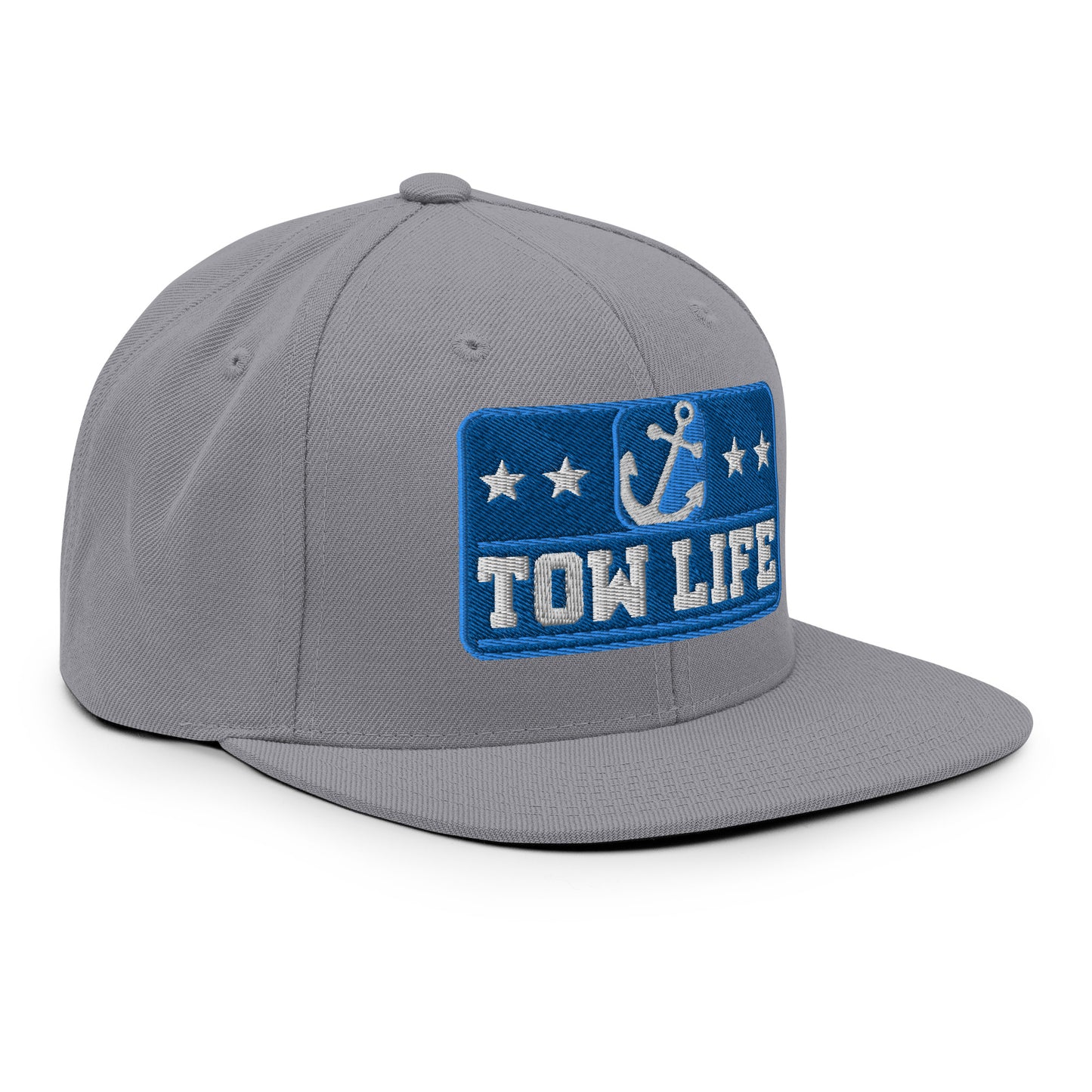 TOW LIFE Merchant Mariner Towboater Anchor Snapback Hat