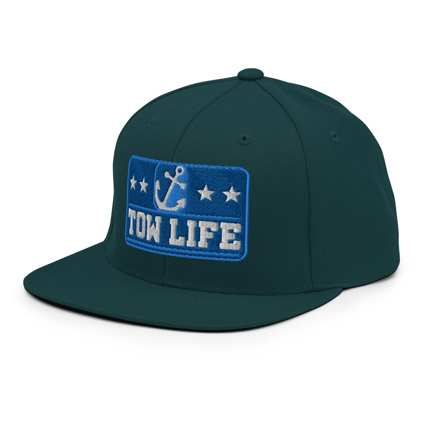 TOW LIFE Merchant Mariner Towboater Anchor Snapback Hat