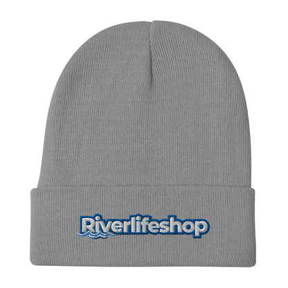 Riverlifeshop Embroidered Knit Beanie Hat