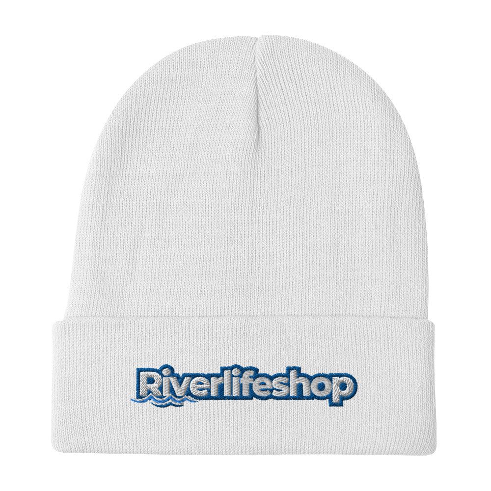 Riverlifeshop Embroidered Knit Beanie Hat