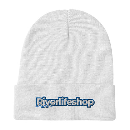 Riverlifeshop Embroidered Knit Beanie Hat