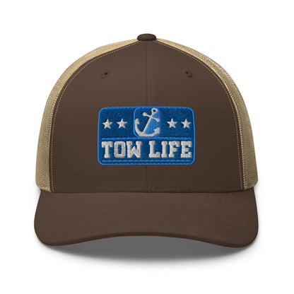 TOW LIFE - Merchant Mariner Towboater Anchor | Trucker Hat