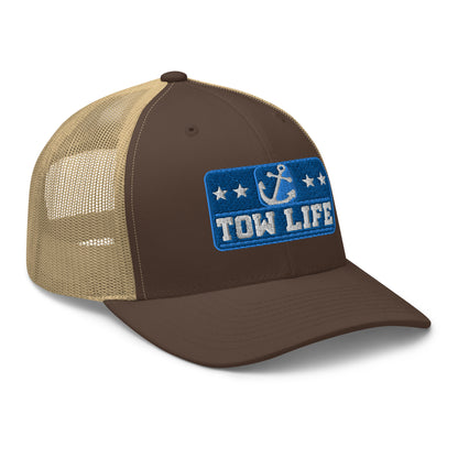 TOW LIFE - Merchant Mariner Towboater Anchor | Trucker Hat