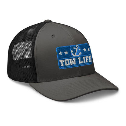 TOW LIFE - Merchant Mariner Towboater Anchor | Trucker Hat