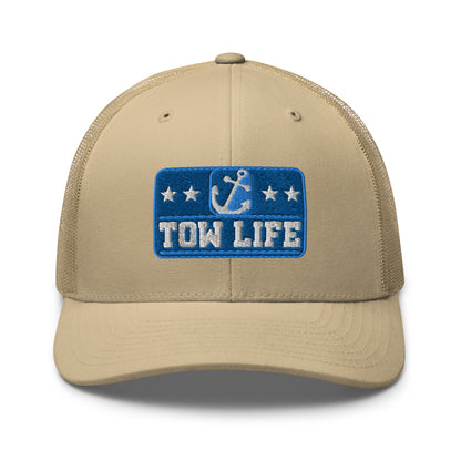 TOW LIFE - Merchant Mariner Towboater Anchor | Trucker Hat