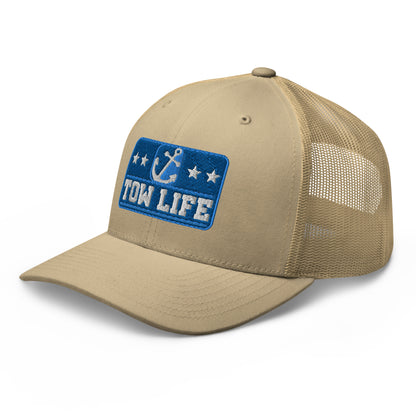 TOW LIFE - Merchant Mariner Towboater Anchor | Trucker Hat