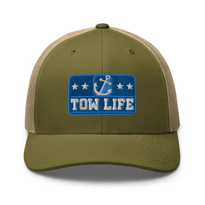 TOW LIFE - Merchant Mariner Towboater Anchor | Trucker Hat