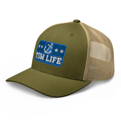 TOW LIFE - Merchant Mariner Towboater Anchor | Trucker Hat